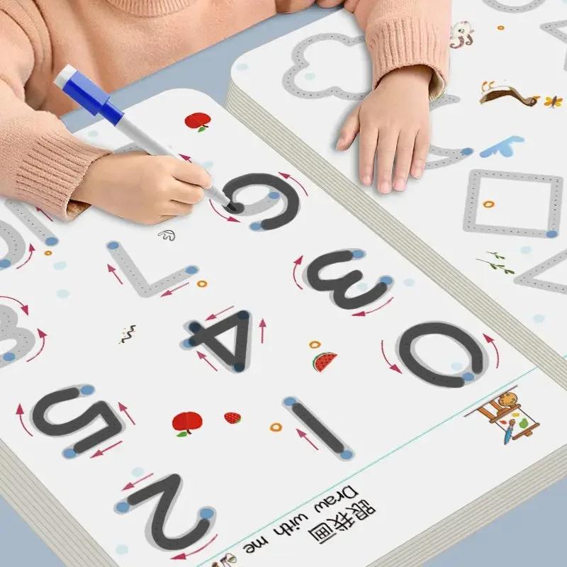 Kids Education Laptop - Рабочая тетрадь с волшебной трассировкой, обучающие