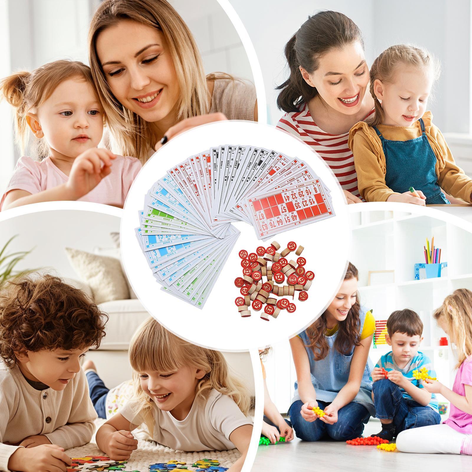 Kids Education Group - Игра в бинго, деревянные забавные развивающие