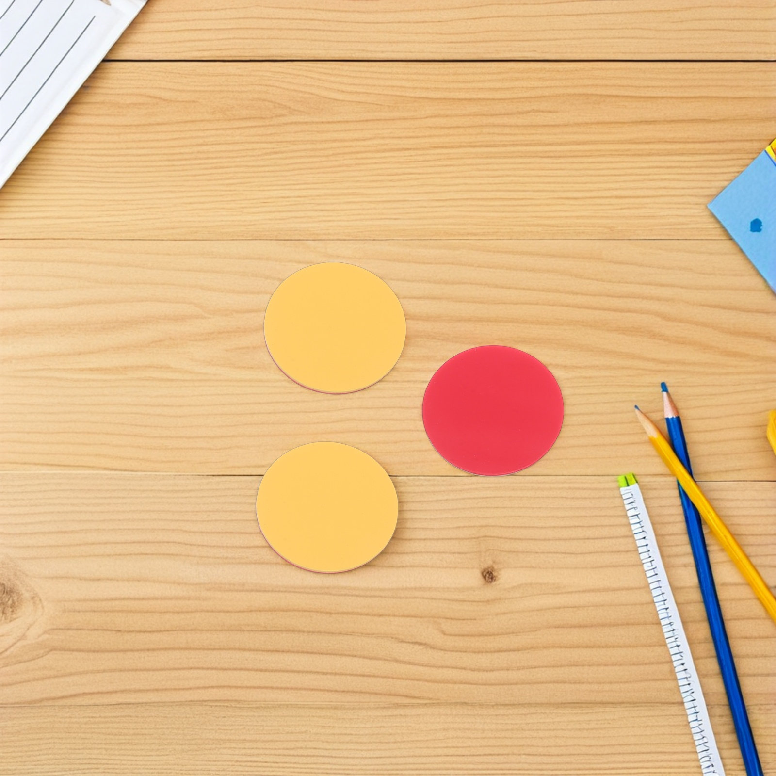 Math Manipulative Set - Набор из 100 красочных пластиковых счетных