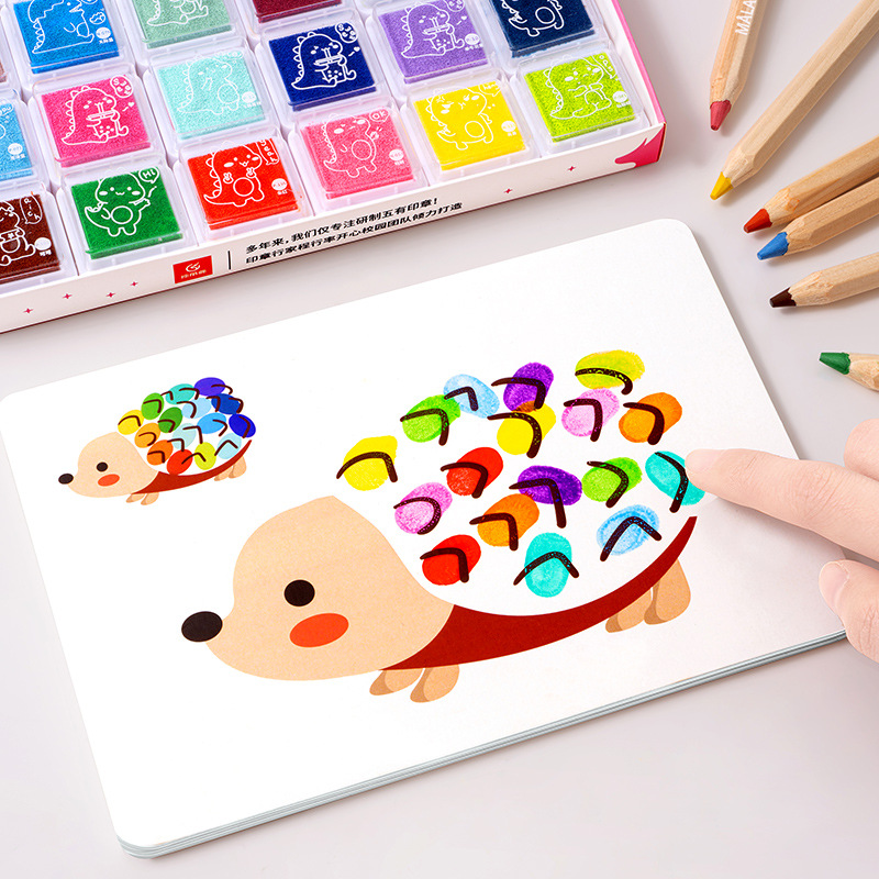 Kids Education Laptop - Набор для рисования пальцами, детские развивающие
