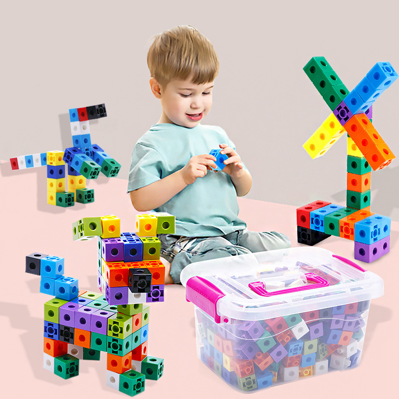 Math Manipulative Set - Набор математических кубиков Math Link Cubes,
