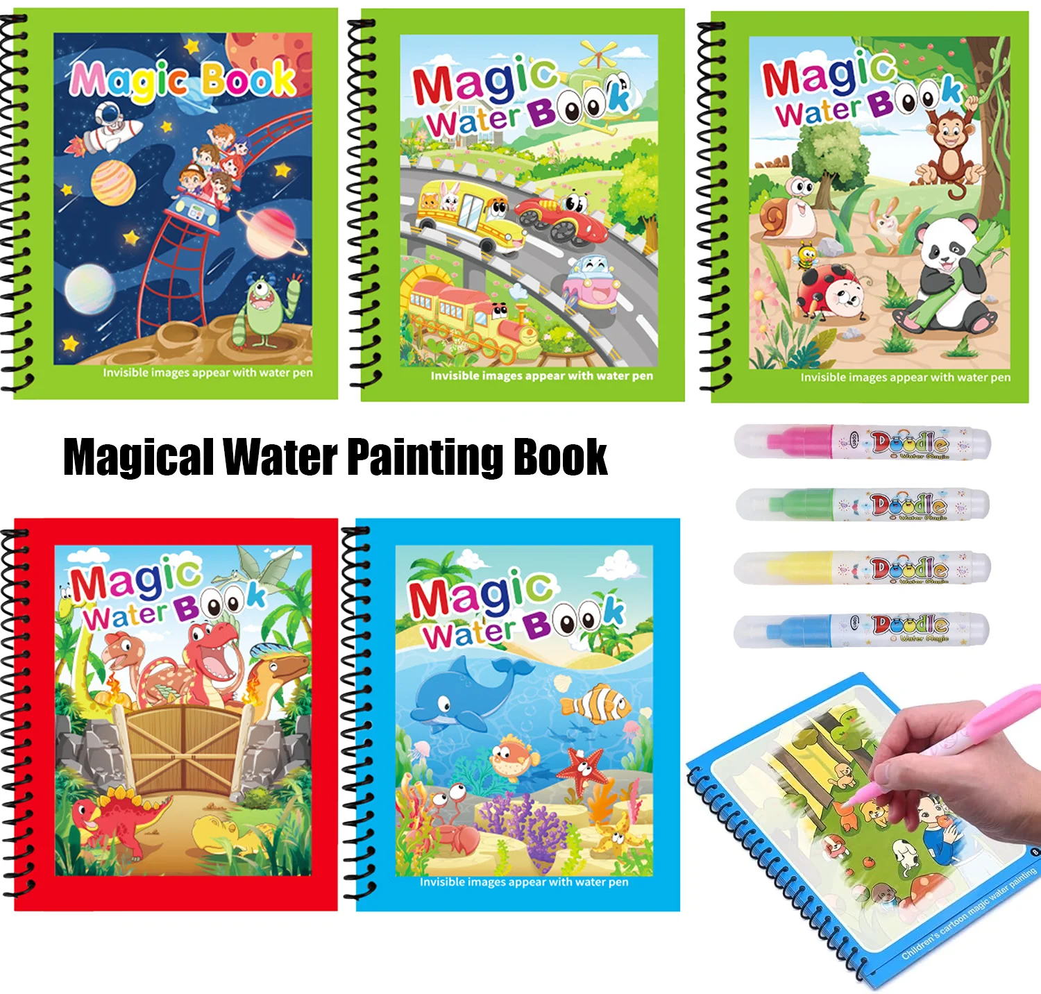 Kids Education Laptop - 1 шт. многоразовые детские волшебные книги