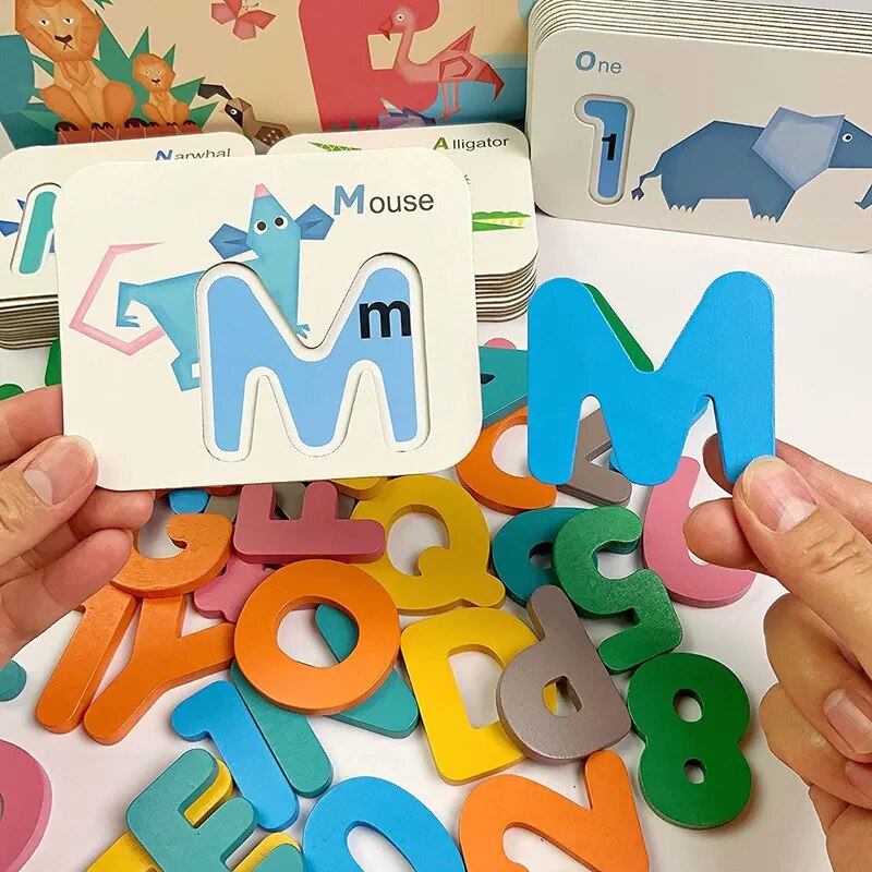 Монтессори Алфавит цифры флэш- – обзор и цена Flash Card Alphabet