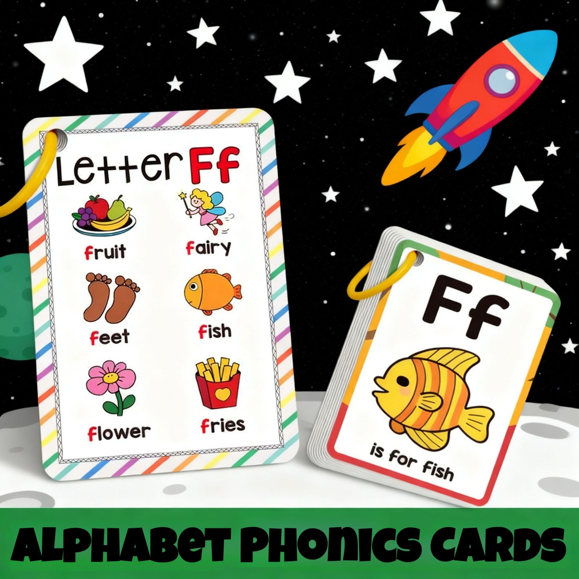 Экологичные карточки для изуче – обзор и цена Flash Card Alphabet