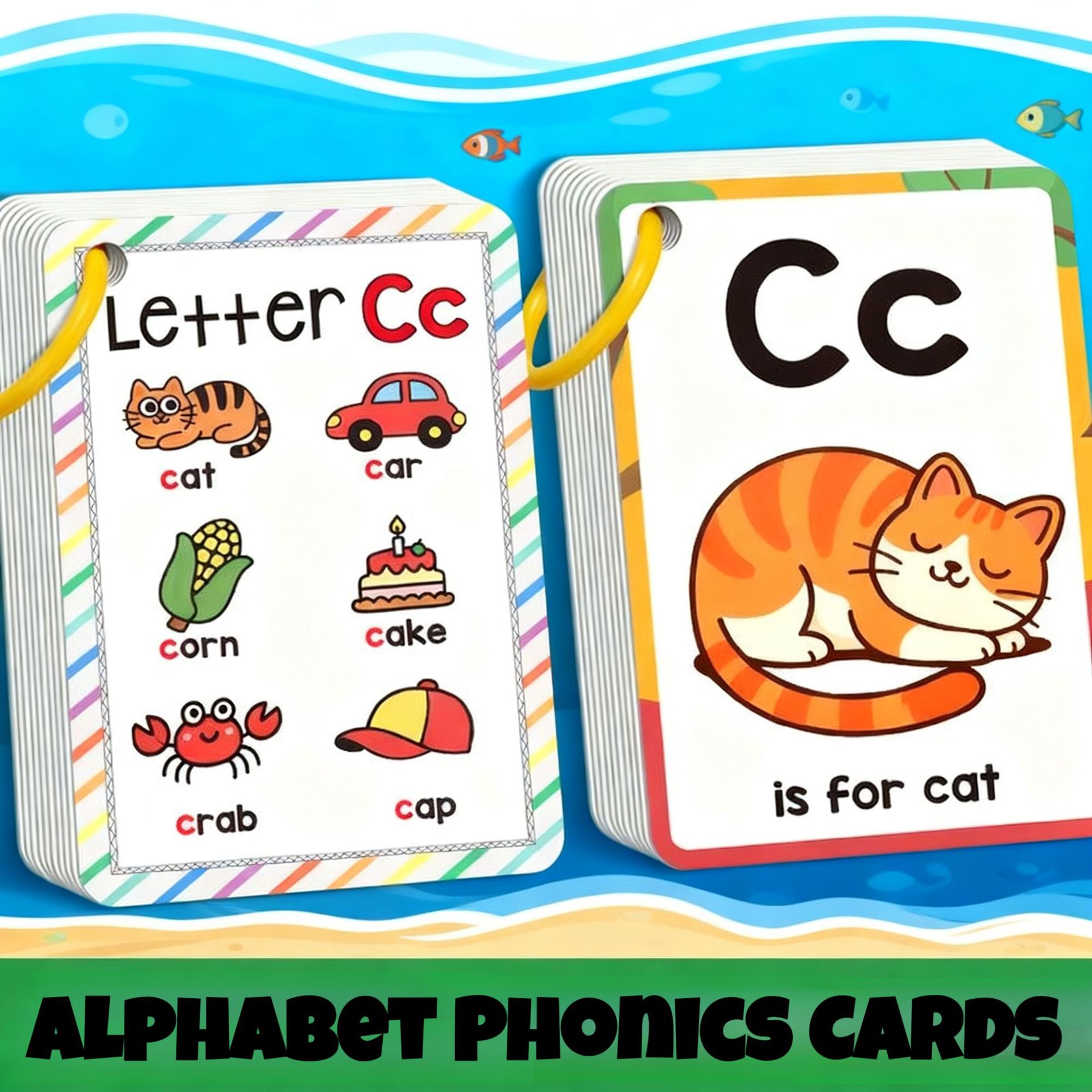 Экологичные карточки для изуче – обзор и цена Flash Card Alphabet