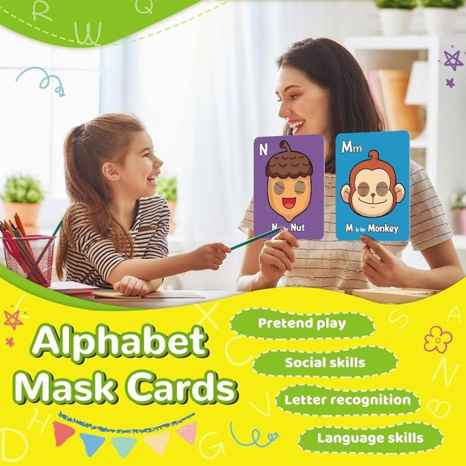 26 шт., флэш-карты с алфавитом – обзор и цена Flash Card Alphabet