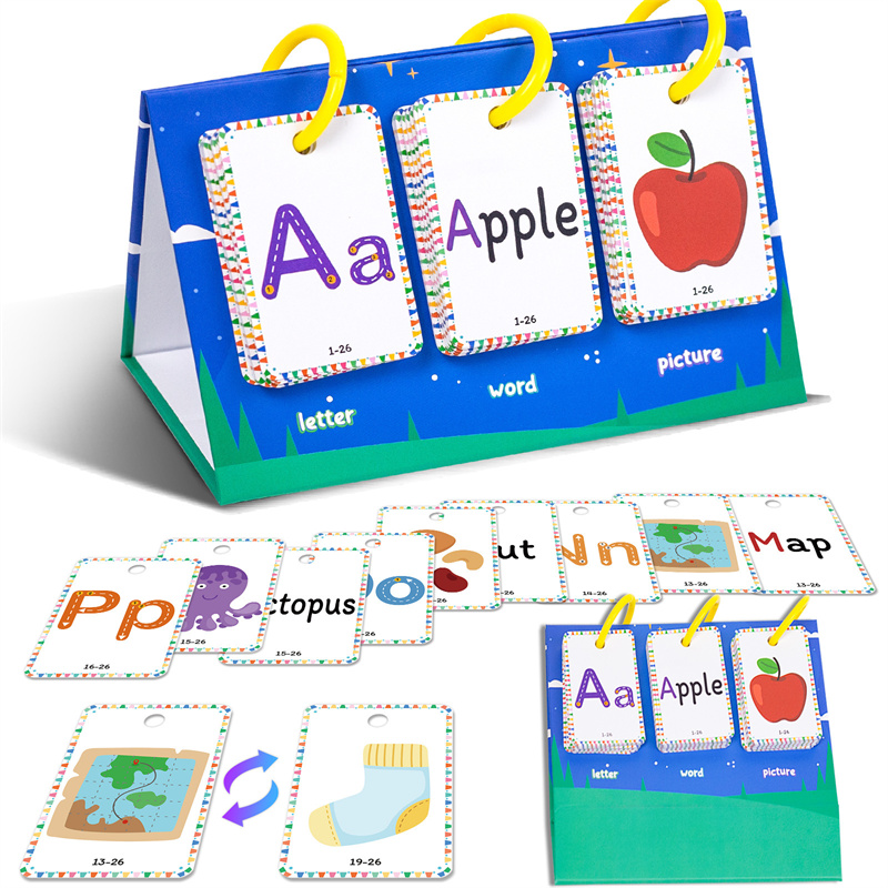 Раннее образование, буквенные  – обзор и цена Flash Card Alphabet