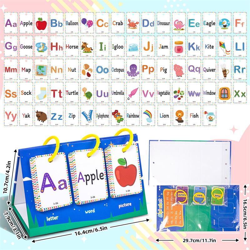 Раннее образование, буквенные  – обзор и цена Flash Card Alphabet