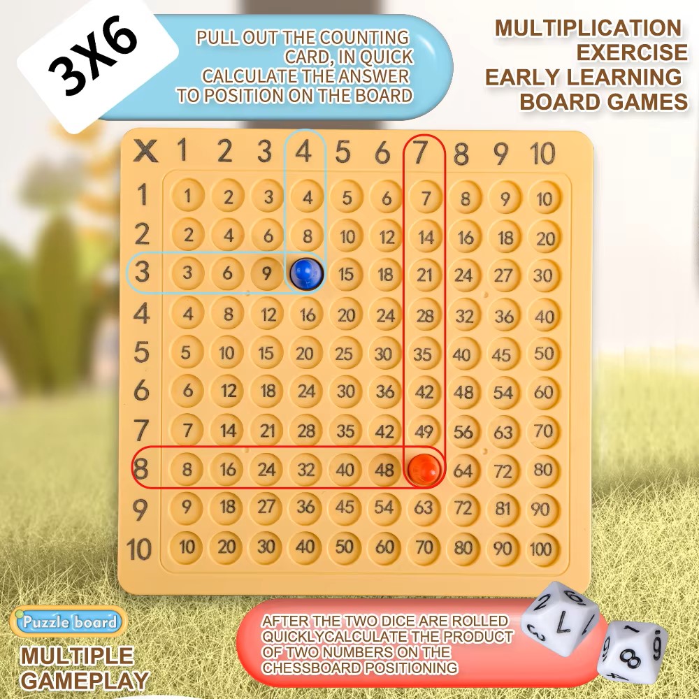 Доска для умножения 99 элемент – обзор и цена Kids Education Table