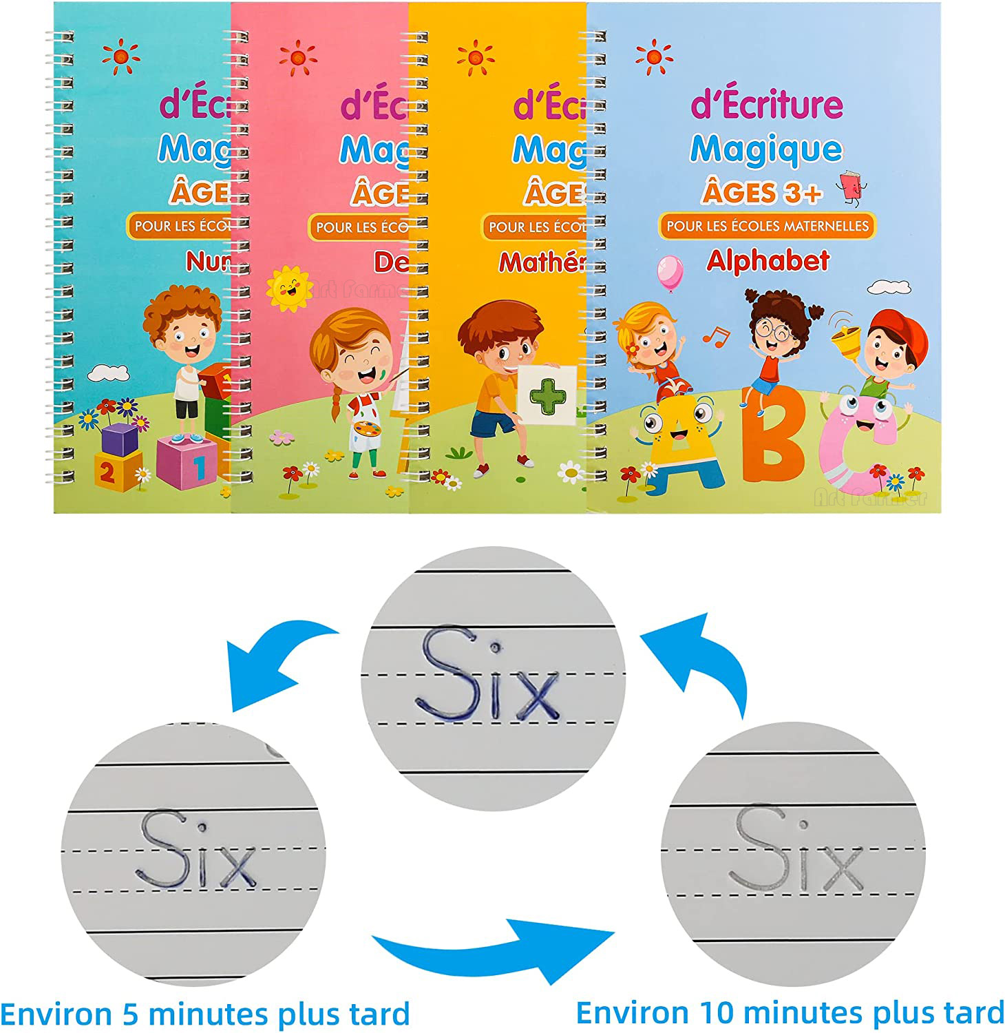 4 книжки/набор, Детские блокно – обзор и цена Math Manipulative Set