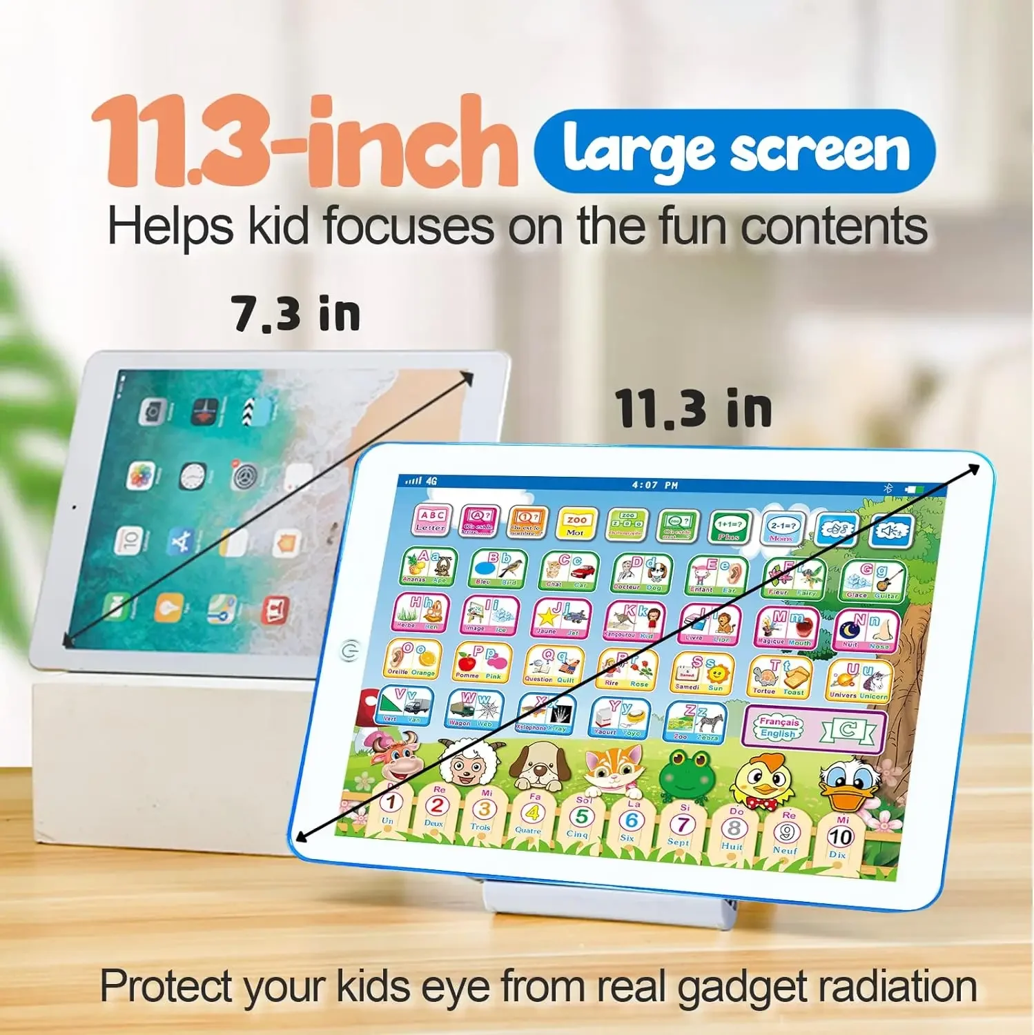 Обучающий планшет с французски – обзор и цена Kids Education Tablet