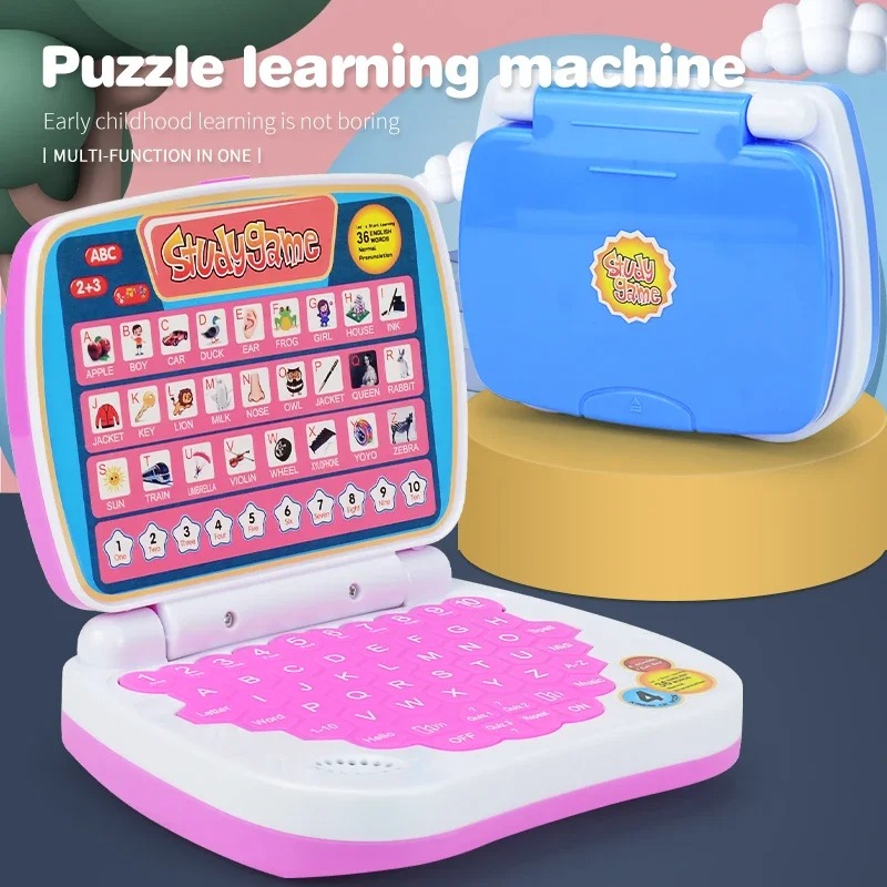 Мини-ноутбук-симулятор: развив – обзор и цена Kids Education Laptop