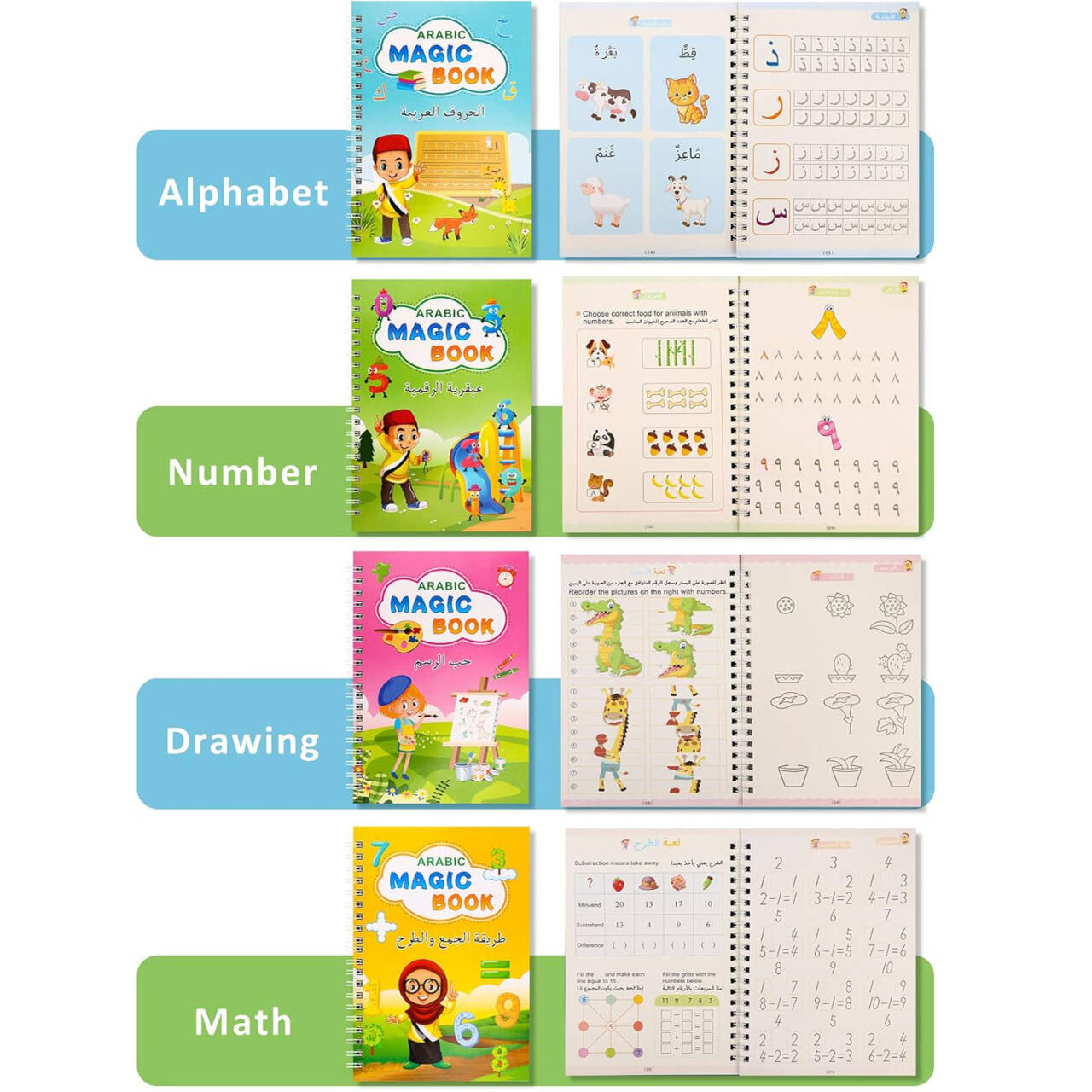 Тетрадь с арабским алфавитом,  – обзор и цена Kids Education Laptop