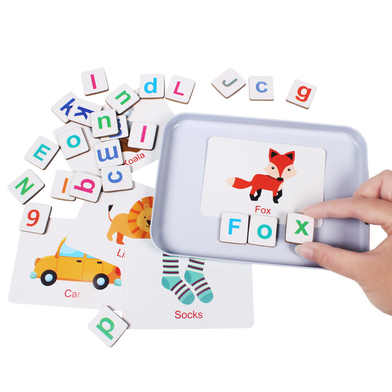 Деревянная головоломка, флэш-к – обзор и цена Flash Card Alphabet